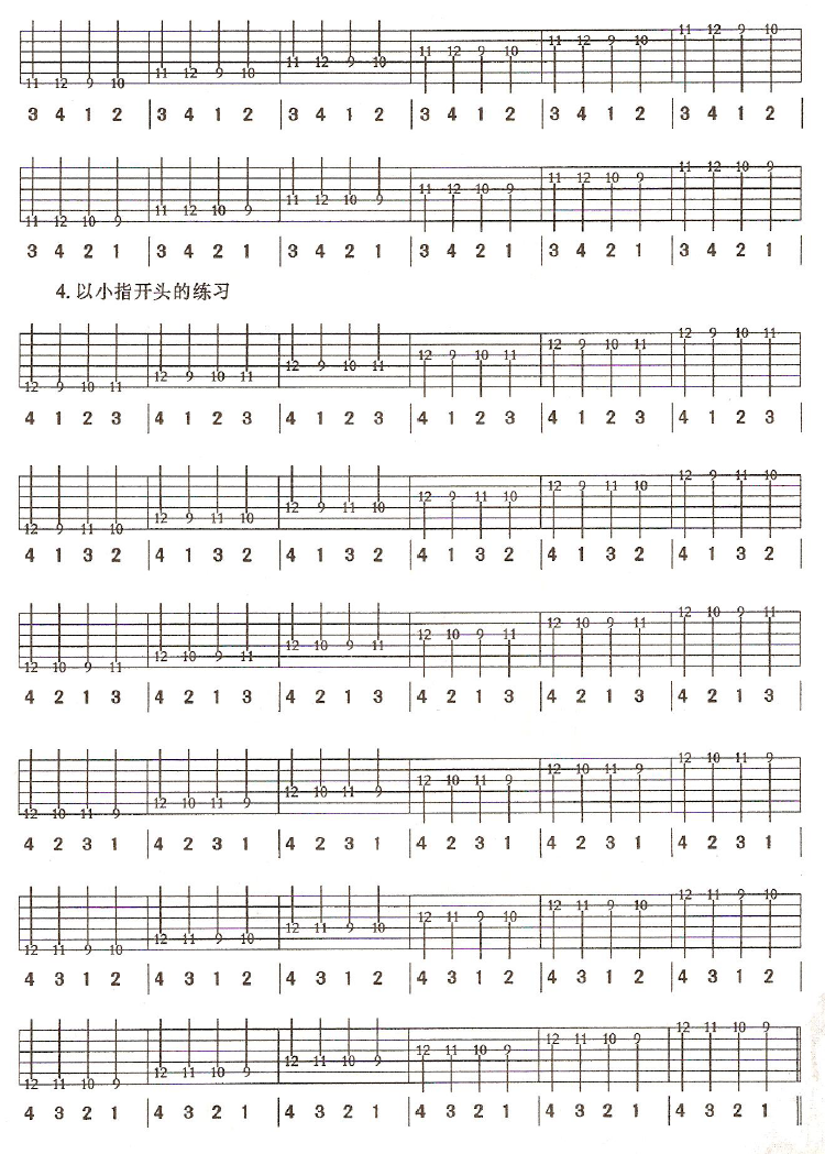 从零开始学吉他教程（全网最详细吉他左右手图文技巧）(图17)